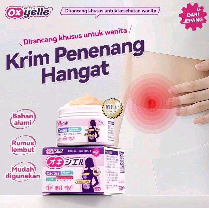 OXYLE Gel Hangat Herbal Lembut dan Nyaman Pereda Haid Bahan Alami Rumus Lembut Mudah Digunakan