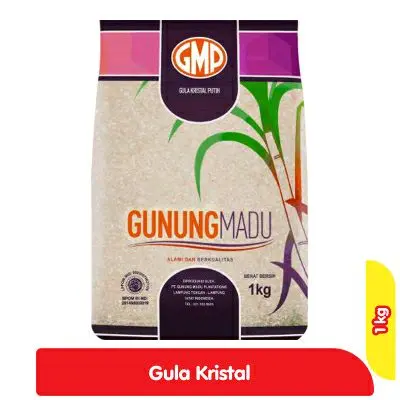 Promo Grosir 3 Pcs Gula GMP Gunung Madu 3 x 1 Kg Murah Premium Murni 3