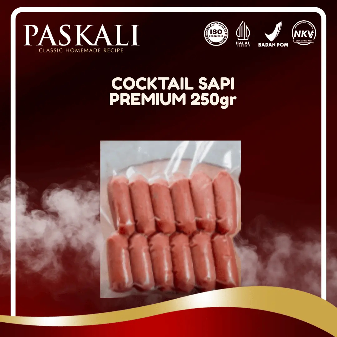 Paskali Cocktail Sapi 250 Gram Premium Merah