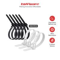 Gambar TaffGUARD Kabel Ties Zip Cable Organizer Reusable 8x150mm 100 PCS - Z815 - Hitam dari Taffware Official Store Kota Administrasi Jakarta Barat 1 Tokopedia