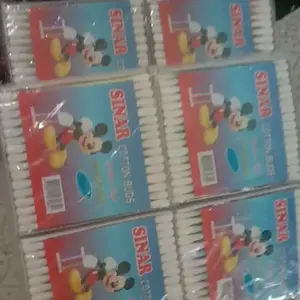 12 Pak Cotton Buds Ear Pick Anak Dewasa Murah - korek kuping murah isi 12 pak / 12 pak katen buds / korek kuping