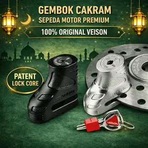 VEISON DX3 Gembok Cakram Original Kunci Rem Sepeda Motor Discbrake Lock gembok sepeda motor anti maling premium gembok sepeda gembok cakram motor anti maling berkualitas full besi waterproof gembok pengaman motor kunci stang motor kunci ganda dislock