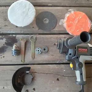 Mesin multiguna 3in 1 untuk poles bor dan gerinda merk uchiha new 2022 Besi Kunci Kayu