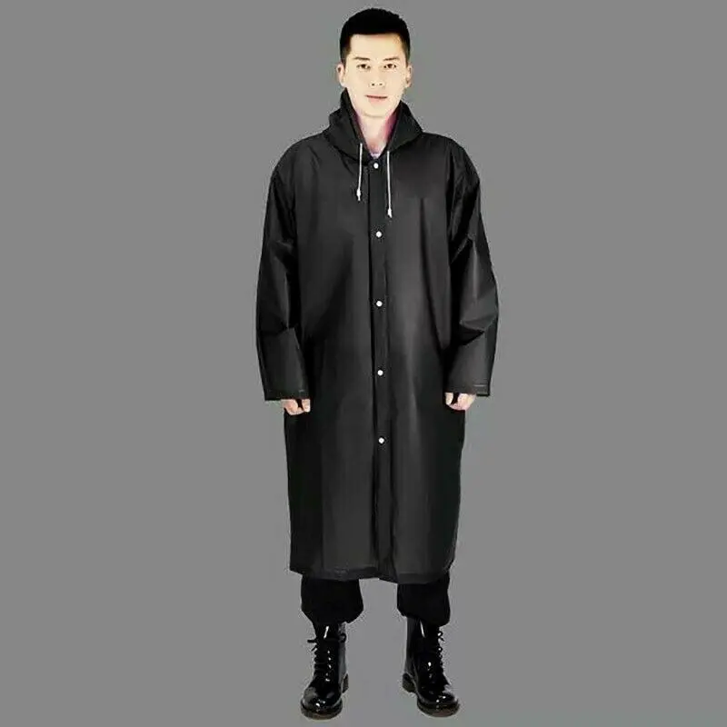 Áo Khoác Chống Thấm Nước, Hàng Có Sẵn, Dành Cho Phụ Nữ Và Nam Giới, Áo Mưa PVC Dày, Áo Mưa, Áo Mưa Poncho Có Mũ Trùm Đầu, Thích Hợp Để Mặc Đi Mưa, [Thanh Toán Khi Nhận Hàng] Đồng 4