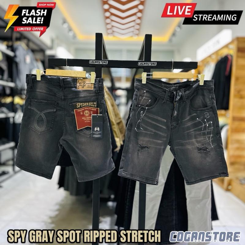 FREE PARFUM - Celana Pendek Jeans Ripped HIGH QUALITY “ JS01 “ - COGANSTORE 030624110HE 8
