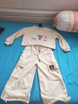 Product Review of Masyken Setelan Sweater Anak Perempuan Crop Top Usia 1-6 Tahun Bayi Parsel TPE Beige from ** R**y 0