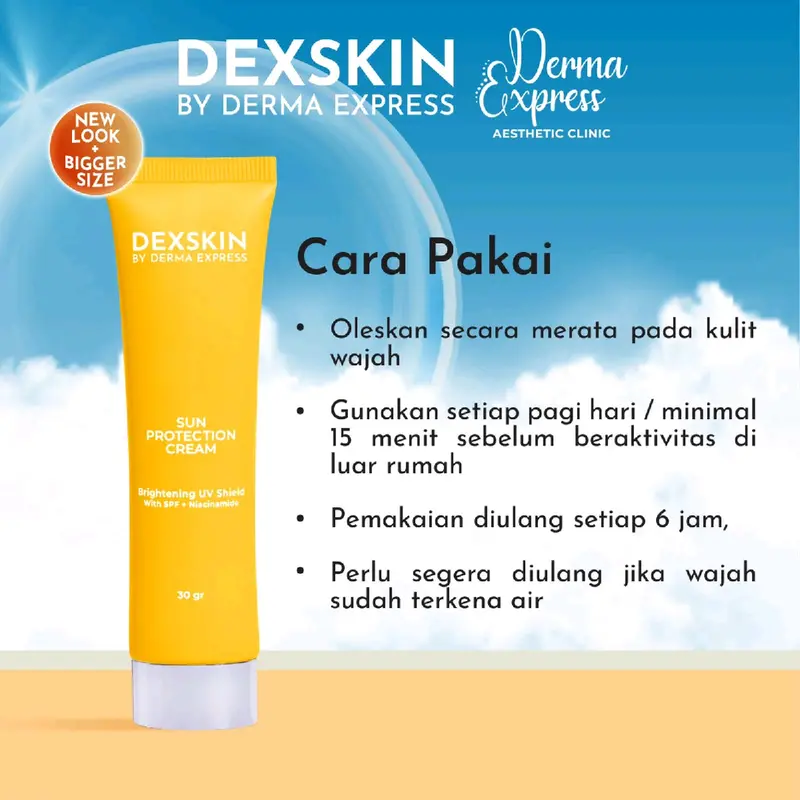 DEXSKIN BY DERMA EXPRESS Suncreen protection Cream ( Aesthetic Clinic of the year in Asia Pacific) 4