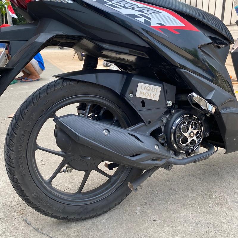 HUGGER KOLONG AIRBLADE ORIGINAL PNP BEAT/SCOOPY/GENIO DELUXE ANTI COAK COAK FILTER 2020up FREE EMBLEM+BREKET 4