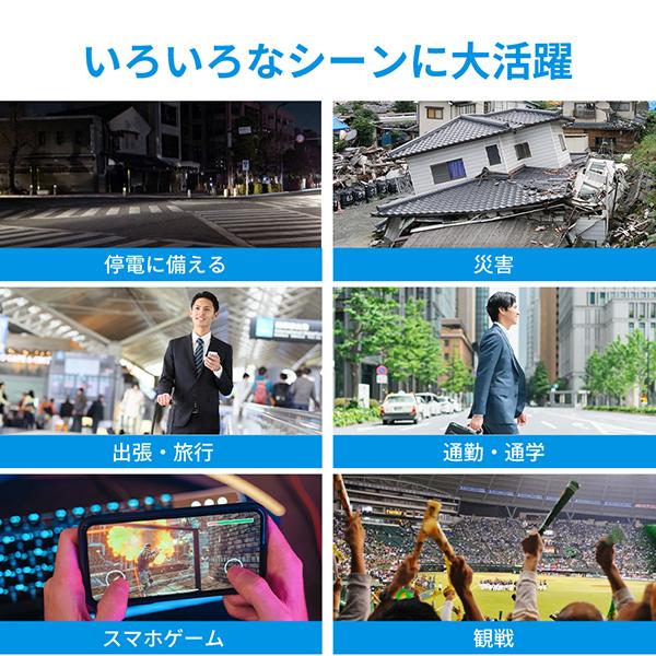 モバイルバッテリー 軽量 小型 22800mAh バッテリー 大容量 22.5W 急速充電 5台同時充電 充電器 ケーブル内蔵 携帯充電器 SCP 22.5W/PD 20W/QC 3.0最速 機内持込 防災グッズ 扇風機 ハンディファン iPhone iPad Android 対応