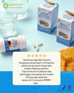 Hasuna kapsul ikan gabus plus propolis untuk luka pasca operasi
