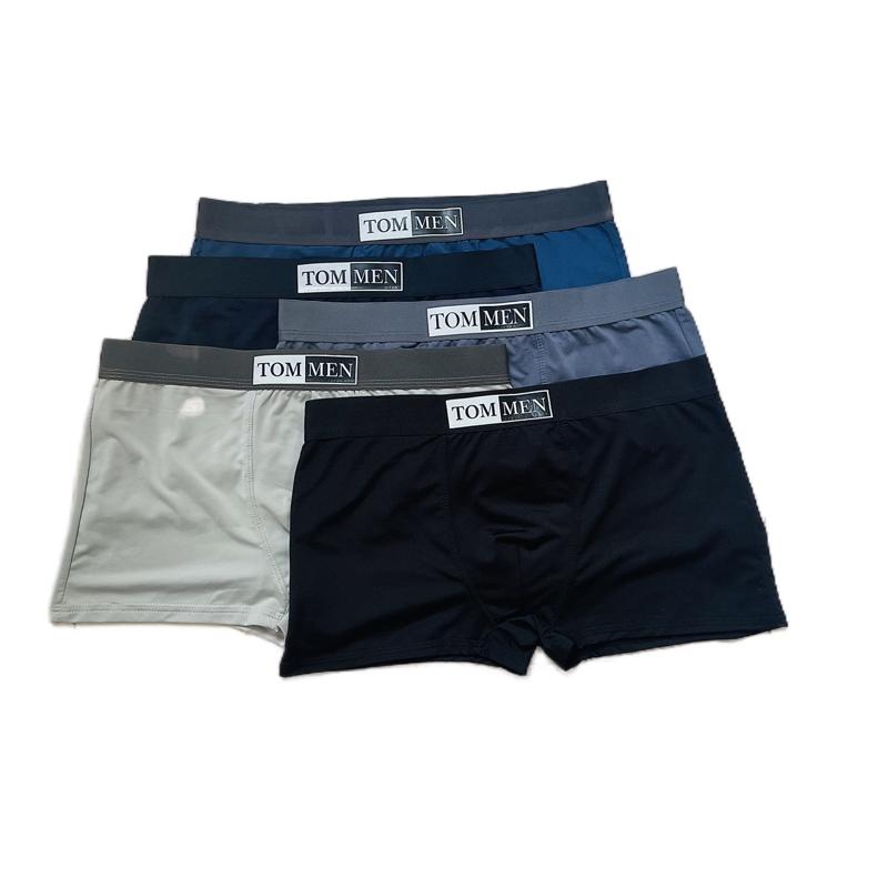 ￼Combo 5 Quần sịp đùi TOM MEN , quần lót  nam cotton thun lạnh co dãn 4 chiều thấm hút tối đa