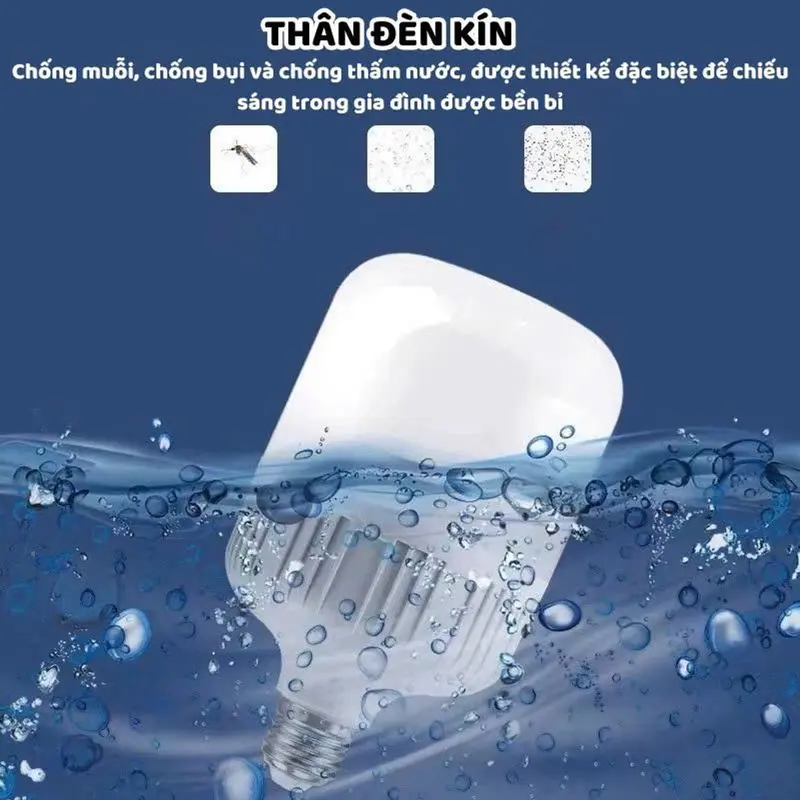 [COMBO 3 Chiếc] Bóng Đèn Led 50w Đui E27 Ánh Sáng Trắng Bảo Vệ Mắt Tiết Kiệm Điện Năng - NTT 1