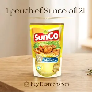 1 pouch minyak sunco 2L di desmonshop Oil Goreng Jernih Higienis paket Cabai