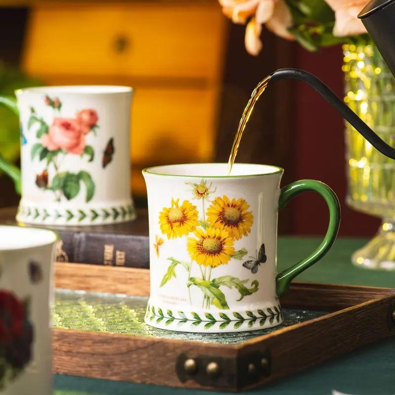 Porter Merrill Floral Ceramic Mug