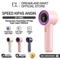 Gambar Dreamland Mart DL Kipas Angin 13000PRM High-speed 199 Gear LED Digital Display Pendinginan Cepat USB Kipas Genggam & Meja Serbaguna Panjang 12cm Pink - Pink dari Dreamland Mart Kab. Tangerang 1 Tokopedia