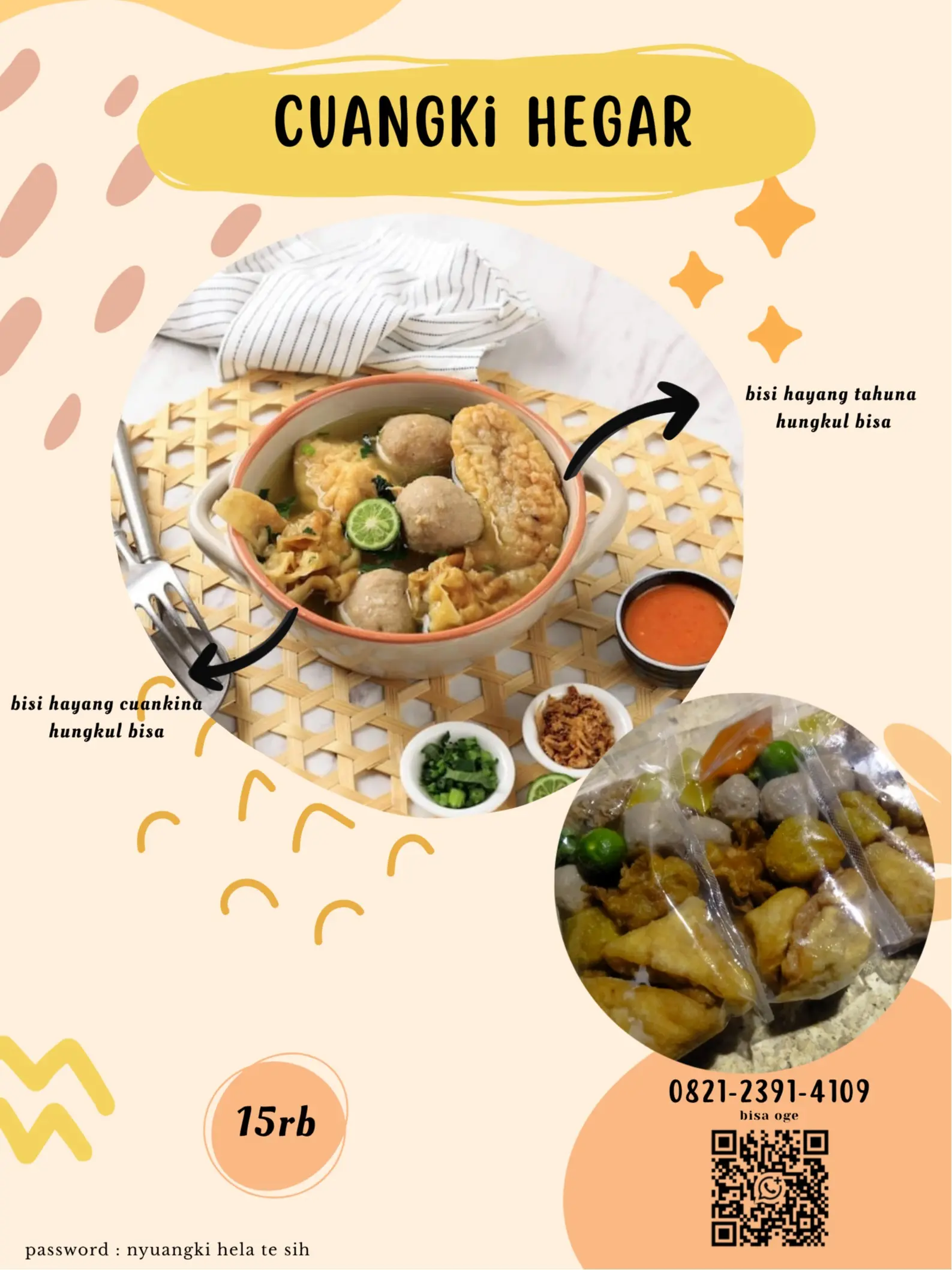 Cuangki hegar kuah Premium Bandung siap saji \ instan