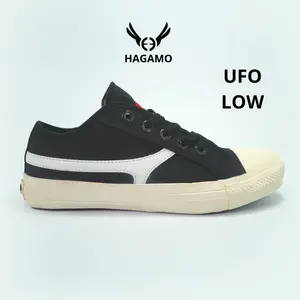 Sepatu Hagamo - Ufo Low Black (Unisex)Canvas