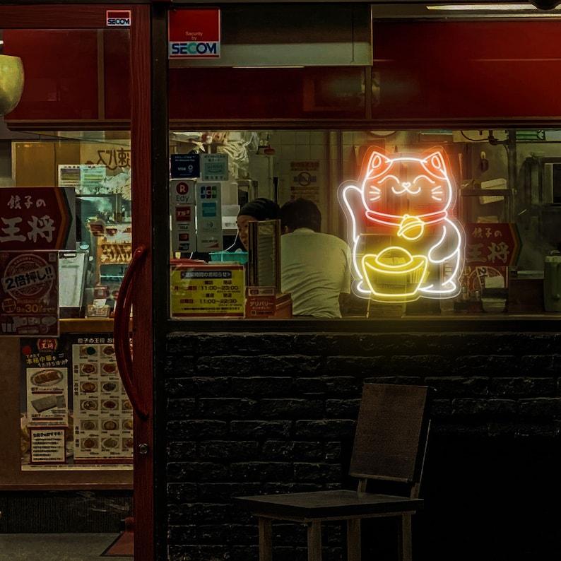 Đèn Neon Hình Mèo Thần Tài – Tạo Không Gian Gần Gũi, Dễ Thương Và Thu Hút Ánh Nhìn 6