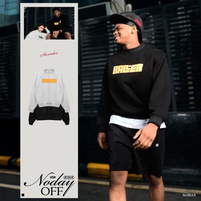   GIÁ MỞ BÁN  Áo Sweater Ballers áo nỉ thể thao unisex mềm mại thoải mái thấm hút hạn chế nhăn - Redikick 
