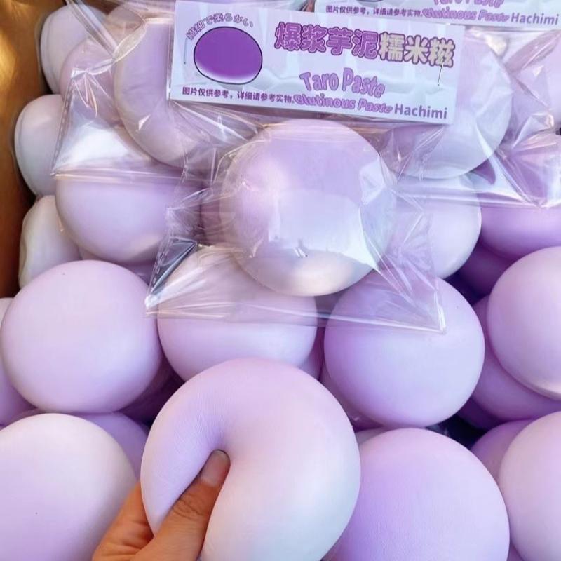 Bánh Gạo Nếp Dẻo, Miếng Dán Khoai Môn Hachimi Bán Chạy, Bánh Mì Mô Phỏng, Squishy Và Soggy, Phục Hồi Chậm, Giảm Căng Thẳng 1