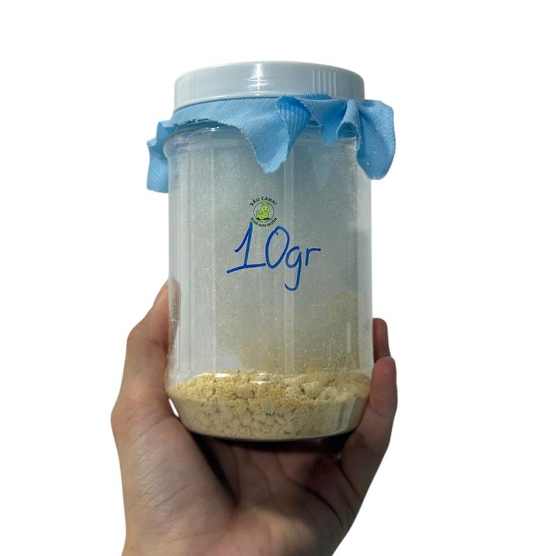  10gram - Trứng giống RLĐ  trứng sâu canxi thức ăn siêu dinh dưỡng dành cho chăn nuôi gà vịt,.. 