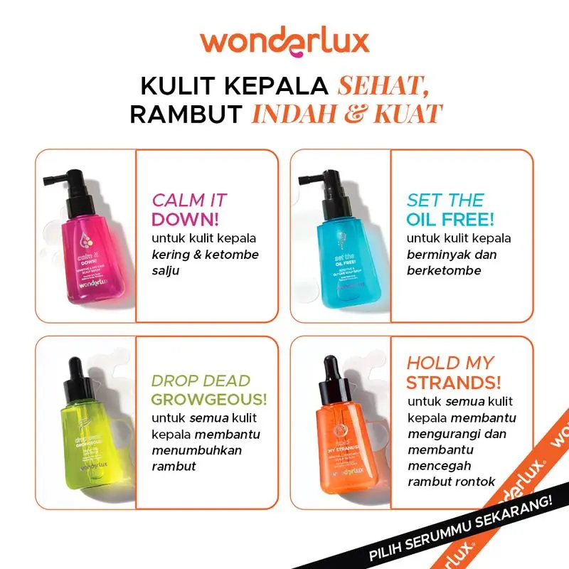 Wonderlux Calm It Down! Sensitive Scalp Care Serum Hair Serum 6