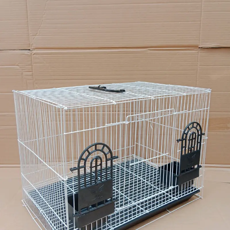kandang soliter umbaran / kandang burung / kandang hamster uk 43x30x32 termurah gratis nampan dan tempat makan 2 pcs 8