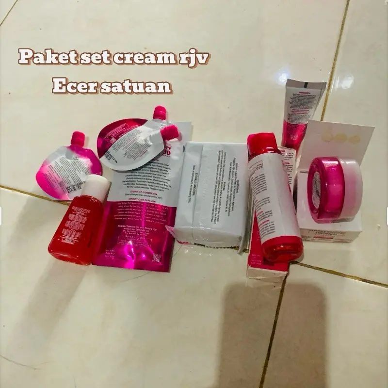 Paket dan ecer pemutih wajah isi 4 macam 1 paket RJVglow
