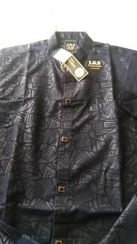 Product Review of Kemko sultan atau  Koko tangan pendek  Atasan Pria Dewasa motif etnik depan kancing vareasi bahan  Katun embos berkualitas terbaik Nyaman di pakai Baju Hitam from I** N**a 0