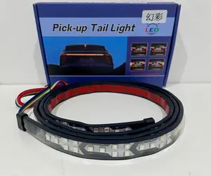 Tail Box LED Lamp 6 Mata RGB 12V-24V Lampu Bagasi RGB 6 Mata Panah 1.2M 1.8M 2.4M 24 Volt 12 Volt Tail Trunk 120cm 180cm 240cm