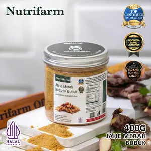 NUTRIFARM JAHE MERAH BUBUK ORGANIK 400GRAM