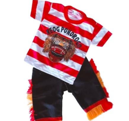 PAHE Paket murah komplit setelan kaos reog+kuda lumping+barongan spon+cambuk jaranan kuda lumping 3