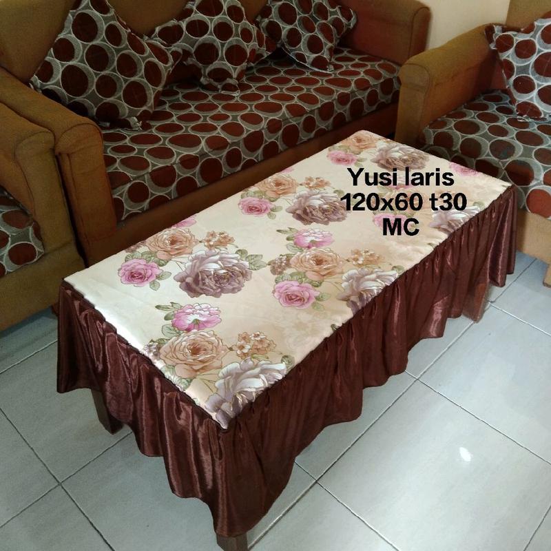 taplak meja ukuran 120x60 , taplak meja besar ,, taplak meja besar rumbai 6