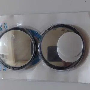 [ BISA COD ] Car Wash Accessories 2PCS Kaca Spion Tempel Bulat Cembung -Rear Anti Blind Spot Wide Mirror Truk Perlengkapan Car mobil