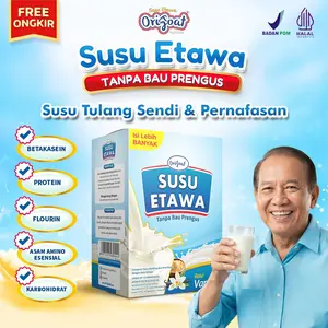 Susu Etawa Origoat Original 125 gram - 1 Box - BPOM Halal - Untuk Atasi Nyeri Tulang dan Sendi serta Pernafasan - Tanpa Bau Prengus - dari bahan Organik