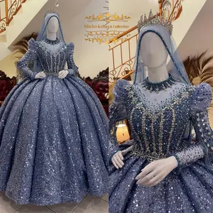 Gaun pengantin berbie premium || gaun lengan accesories || gaun pernikahan || gaun wedding pernikahan