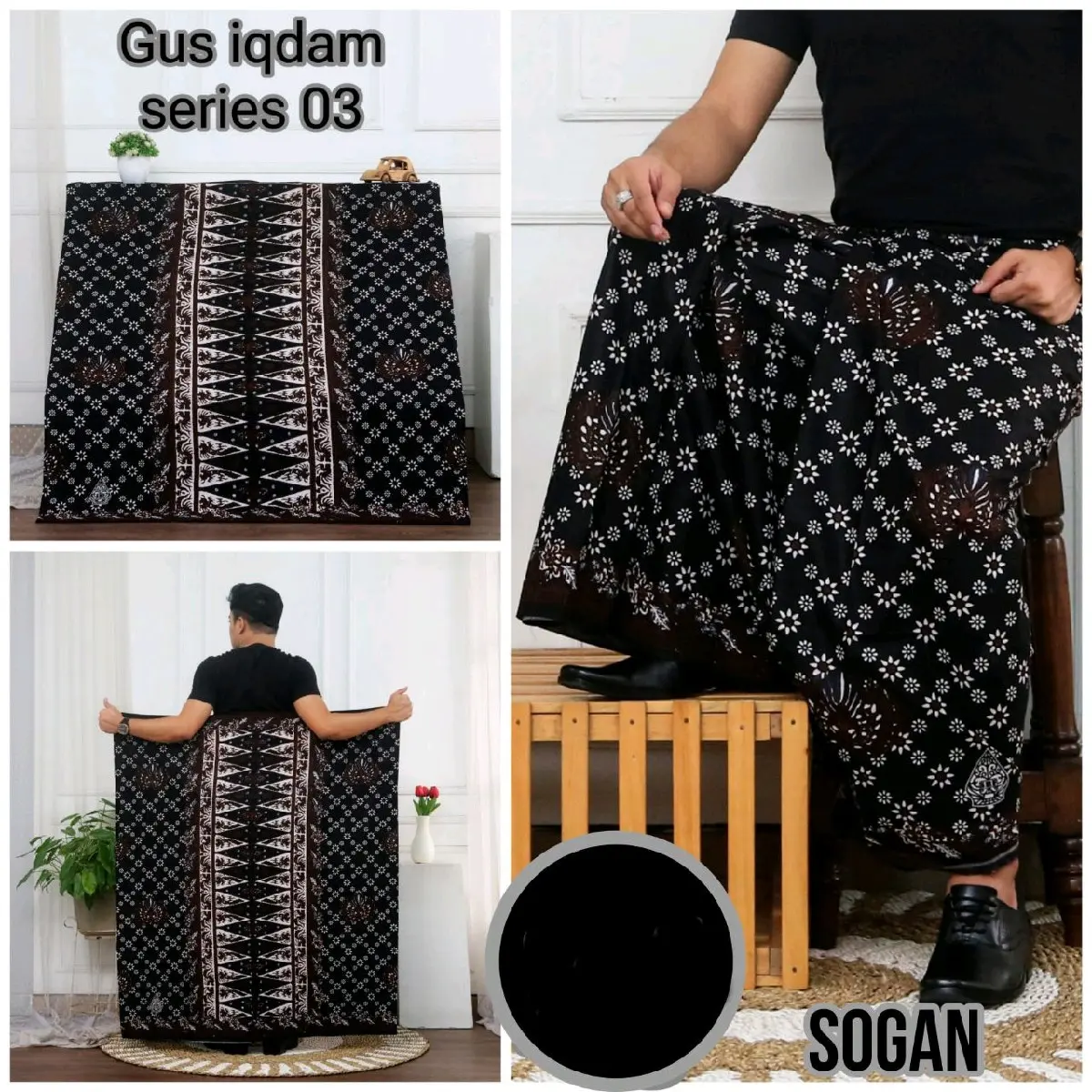Sarung Batik Dewasa Gus Iqdam Series Tembus Bolak Balik Bahan Katun Signature