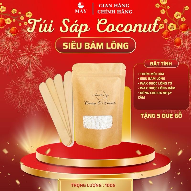 100gr sáp wax tặng que gỗ - thơm & siêu bám lông loại 1