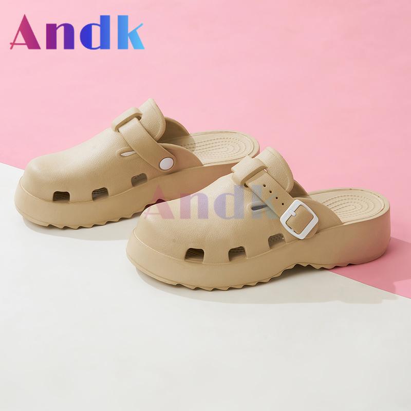 Product Introduction of Andk 2025 Sandal Wanita Wedges Korea Sandal Slop Premium Platform Sandal Wanita Sepatu ibadah Muller Clogs Cewek Sendal 27