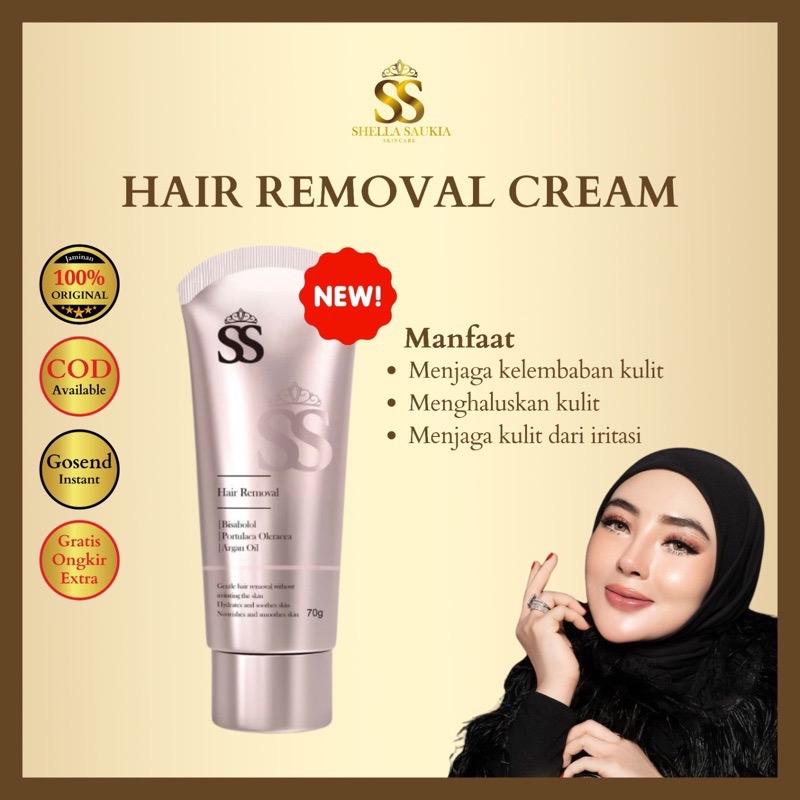 (READY ORI) PROMO Hair REMOVAL SSSKIN Cream Perontok Bulu ORIGINAL BPOM TIDAK SAKIT BPOM 3