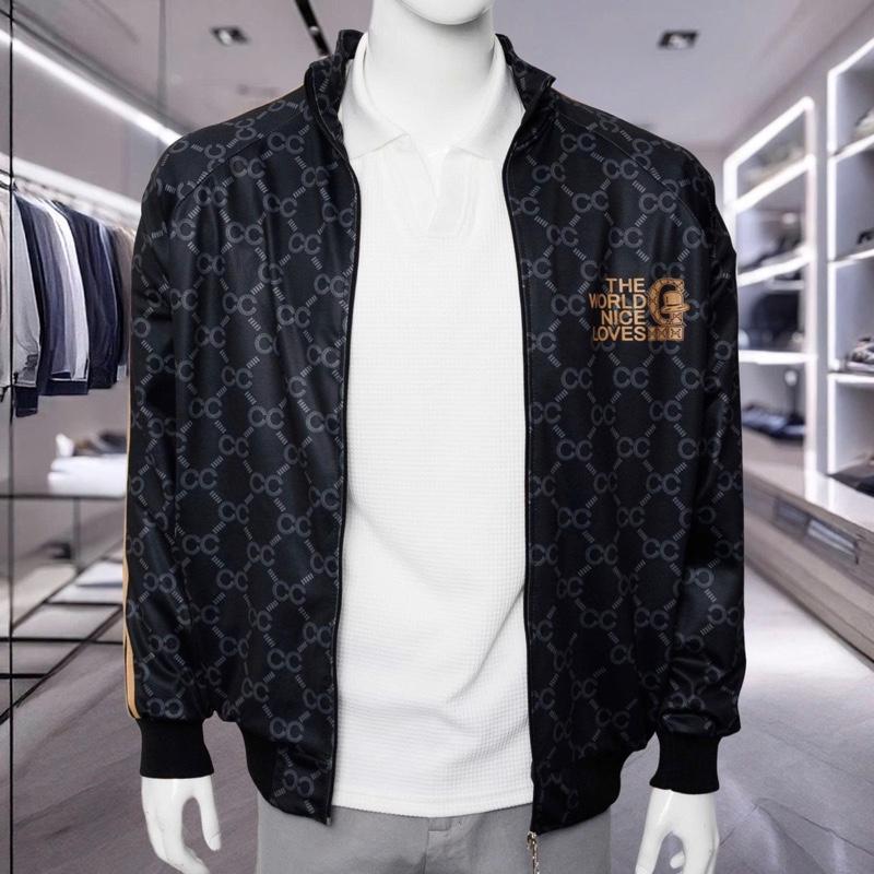 Áo Khoác Nam Mẫu Mới Phối Logo Chạy Viền Tay Áo Cao Cấp Thời Trang MenVip Fashion Menswear Jacket Áo 2 Lớp Có Độ Mềm Co Dãn Thoải Mái Vận Động Tre Dài Tay MENVIP FASHOPN Chất Liệu Poli 2 Da Cao Cấp Dày Dặn Không Bị Nhăn Co Rút Sau Khi Giặt
