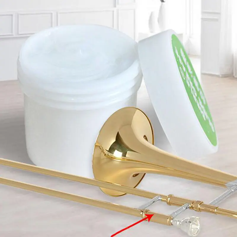 Mỡ trượt Trombone, 1pc, 30ml, để bảo trì Trombone bằng đồng thau, Phụ kiện 2