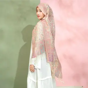 Lozy Hijab - Cashmere Shawl (Turkish Pashmina Bahan Cashmere Motif Koleksi Raya Lebaran 2026)