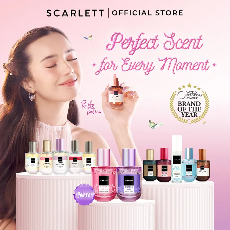 【FELICYA】Scarlett Whitening Eau De Parfum All Variant   Perfume Wangi 0