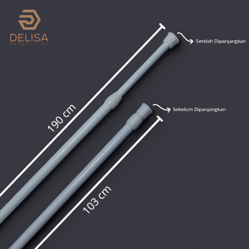 PIPA GORDEN DAPUR TIANG FLEKSIBEL MULTIFUNGSI UK 110-60 CM Besi 4
