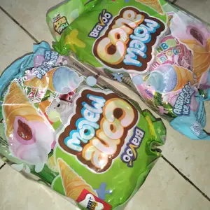 paket 40 pcs bravo marsmellow bentuk ice cream