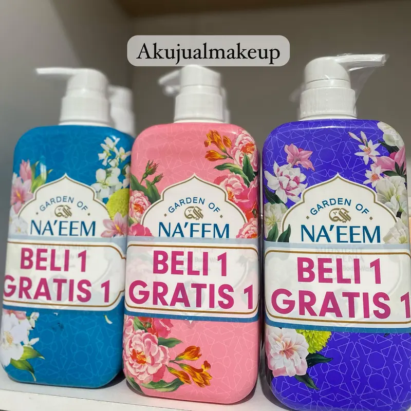 GARDEN OFF NA'EEM BODY WASH 480ML + 480ML BELI 1 GRATIS 1 0