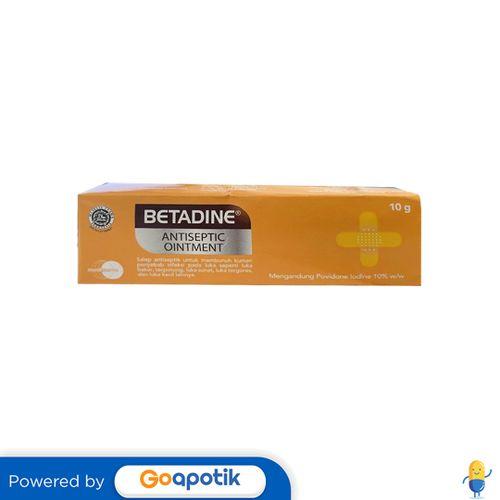 Gambar BETADINE SALEP TUBE 10 GRAM dari Apotek Annisa Kuningan by GoApotik Kab. Kuningan Tokopedia