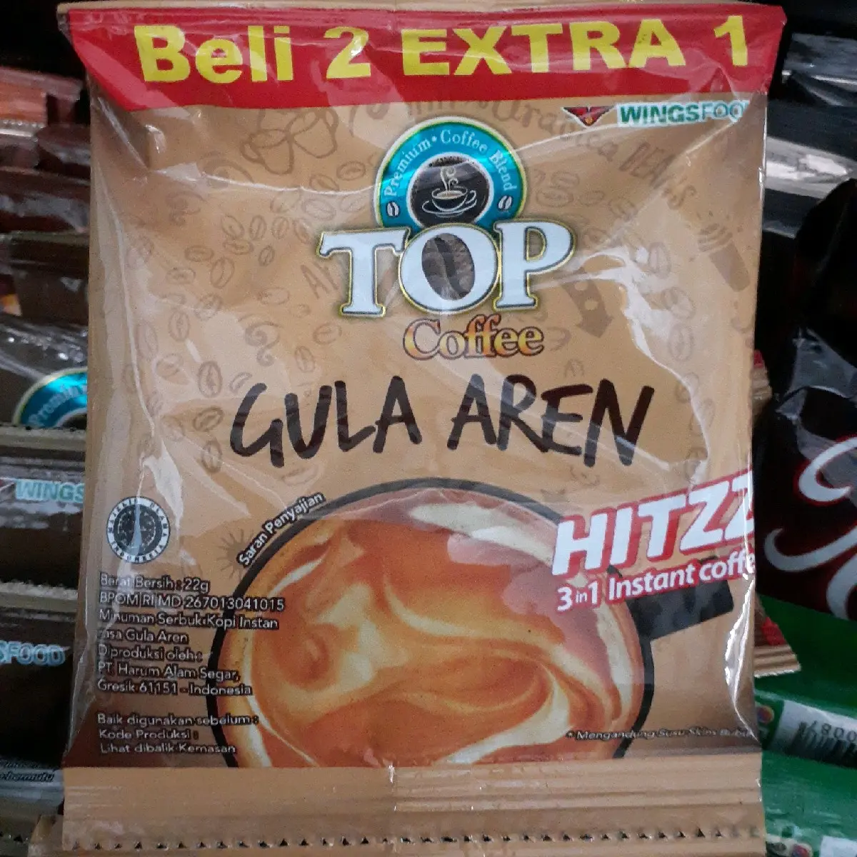 45 pcs top kopi gula aren