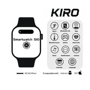 Smartwatch S10 Screen HD Display IP67 Waterproof bluetooth Android iOS jam tangan pintar